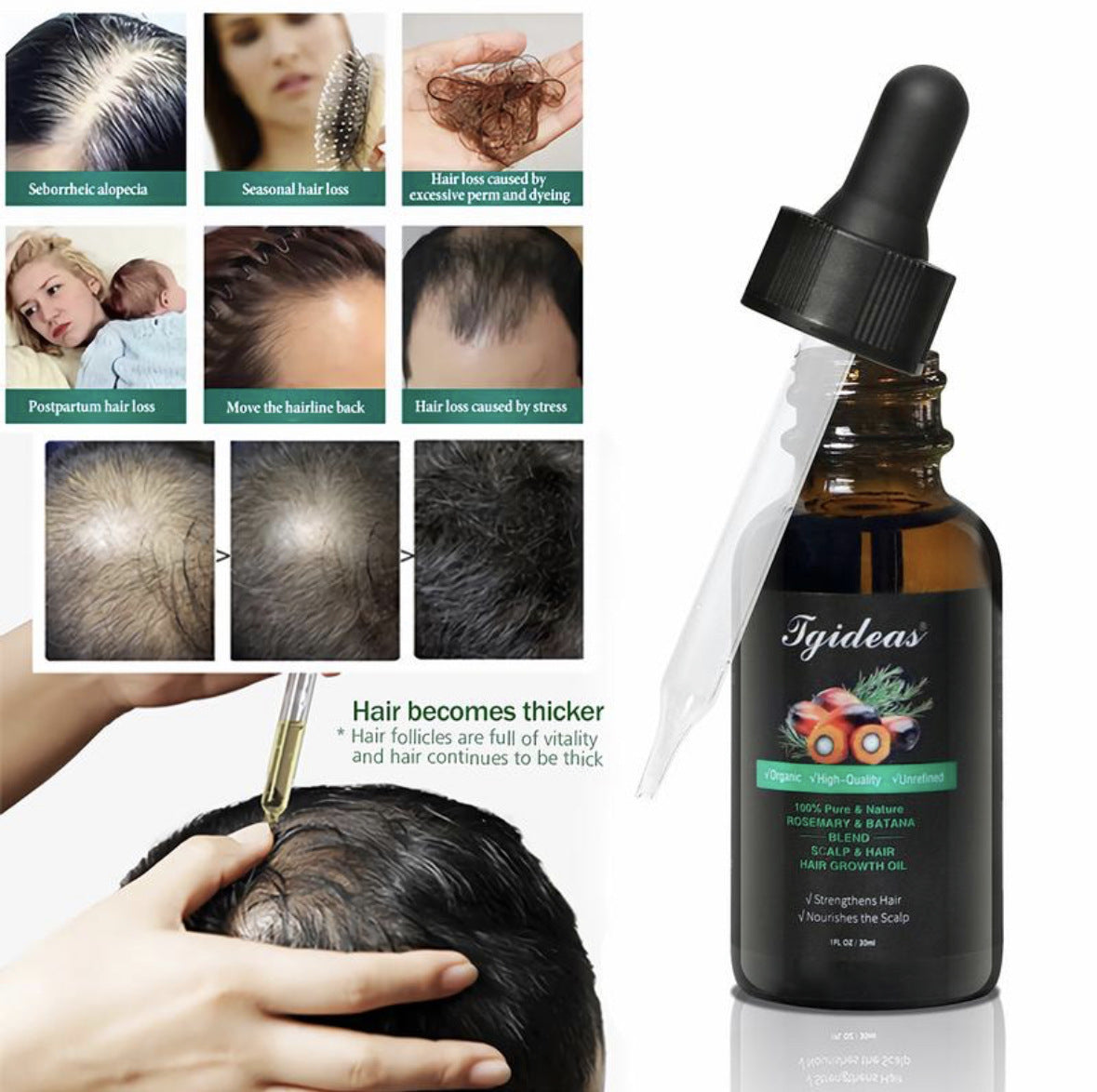 Batana Oil Hair Repair Essential Oil For Damaged Hair 30 Ml