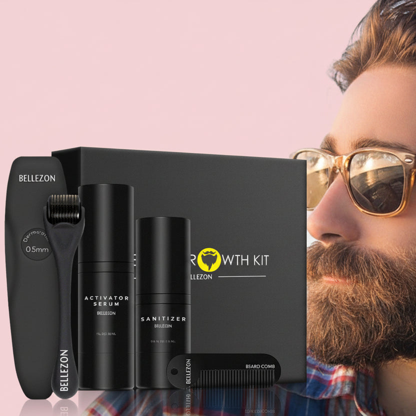 Beard Growth Liquid Beard Care Set