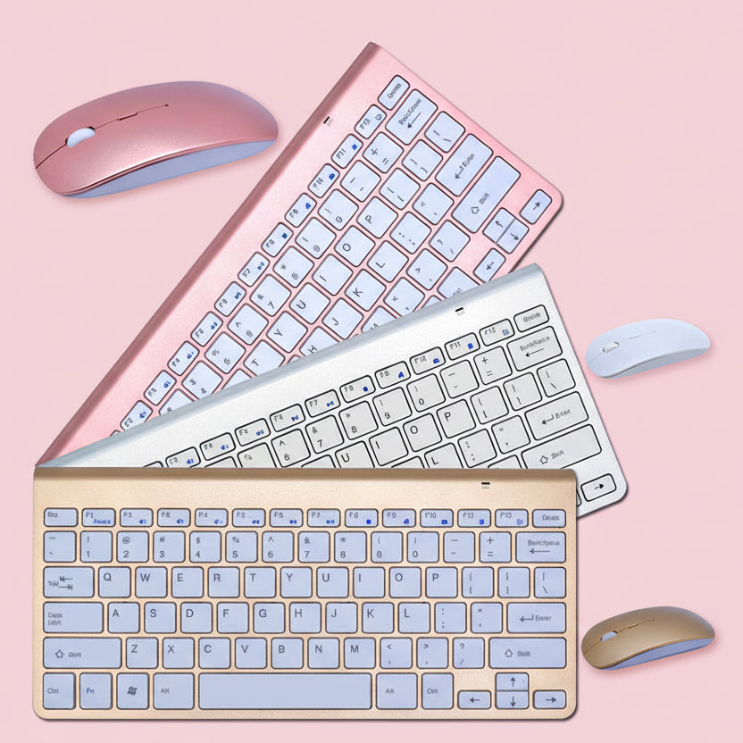 2.4G Wireless Mini Keyboard And Mouse portable