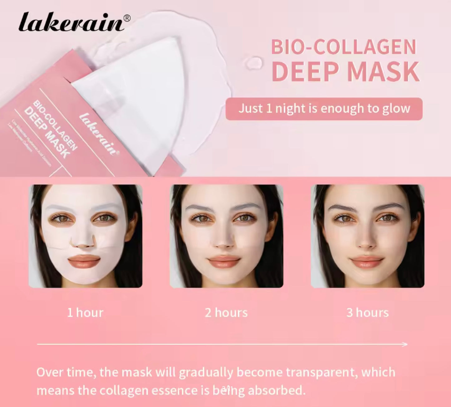Bio-Collagen Deep Face Mask Set of 4