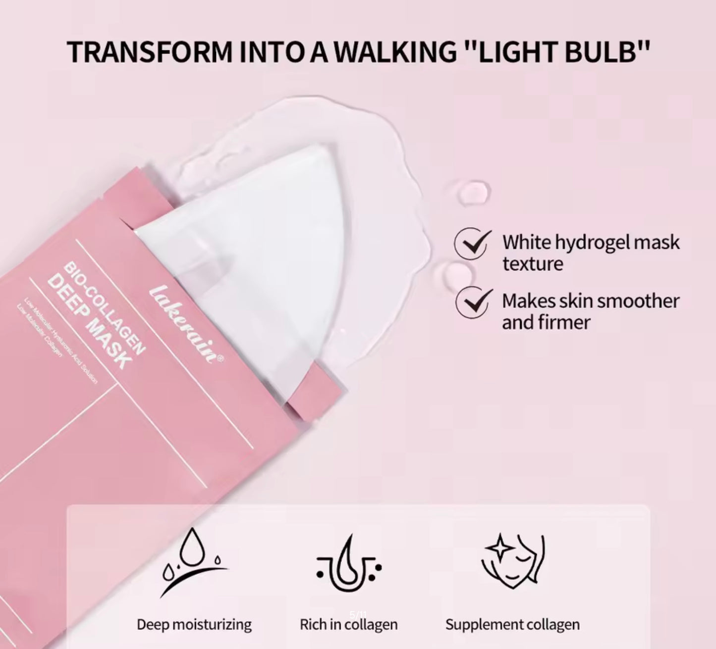 Bio-Collagen Deep Face Mask Set of 4