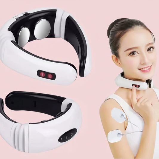 New Fashion Household Electric Pulse Shock Massage Neck Massager