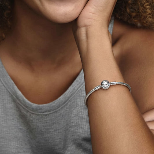 925 Silver Snake Bone Bracelet for Women Fit Original Charms Beads DIY