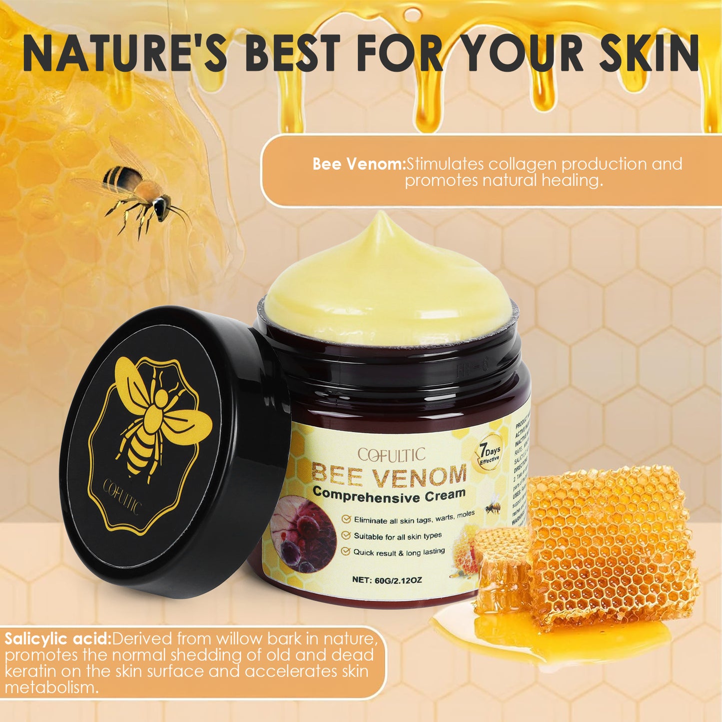 Skin Care Cream Bee Venom