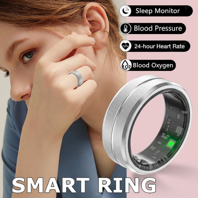 Smart Ring For Men and Women Heart Rate Blood Oxygen